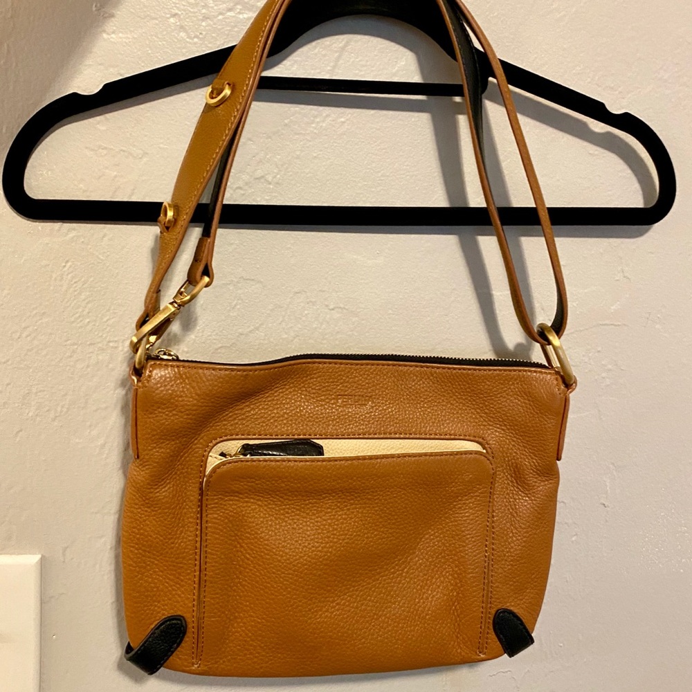Vintage PERLINA New York genuine leather crossbody